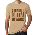 Homme Tee-Shirt Tout Droit Sorti De Newark - Straight Outta Newark - T-Shirt Graphique Éco-Responsable Vintage Cadeau Nouveauté