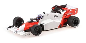 MINICHAMPS 1:18 Mclaren Tag MP4/2 A. Prost-Winner Portugese GP 1984 Voiture Miniature de Collection, 537841807, Red/White