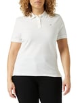 Tommy Hilfiger Tjw Slim Polo Femme T-Shirt, Blanc, M