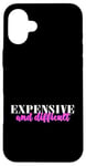 Coque pour iPhone 16 Plus Pink Graphic Cher et Difficult (I'm a Delight) Rose