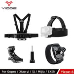 Go Pro accessoires ceinture harnais poitrine sangle corps support pour GoPro Hero 7 6 5 4 3 Xiaomi YI SJ4000 OSMO accessoires caméra d'action