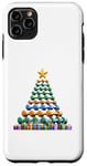 Coque pour iPhone 11 Pro Max Christmas Tree Haltère Poids Haltérophile Gymnase