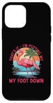 Coque pour iPhone 12 mini Flamant rose mignon pour filles femmes amoureux des oiseaux drôles