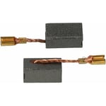 2x balais de charbon 13 x 6,5 x 8 mm compatible avec Bosch gws 7-125, gws 7-115 e outil électrique, meuleuse d'angle, outil multifonction - Vhbw