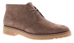 Timberland Mens Desert Boots Folk Gentleman Chukk Leather Lace Up brown UK Size