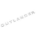 WQSNUB Métal Outlander Lettres Logo Autocollant Voiture Tuning, pour Mitsubishi tête Avant Capot décoration Badge Plaque signalétique Accessoires de décalcomanie