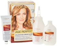 L'Oréal Paris - Excellence Age Perfect - Coloration Permanente Cheveux Matures et Très Blancs, Nuance 7, Blond foncé, 6 Unité