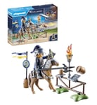 Playmobil 71297 Novelmore - Medieval Jousting Area, exciting knight training with horse, medieval castle and knights toy, fun imaginative role-play, playset suitable for children ages 4+