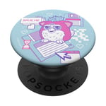 Furby Cute Retro Computer Friend Save Me Floppy Disk PopSockets Swappable PopGrip