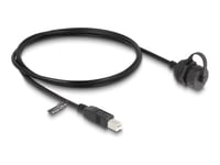 Delock - Usb-Förlängningskabel - Usb Typ B (Hane) Till Usb Typ B (Hona) - 1 M - Svart