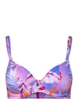 Freya Miami Sunset Uw Plunge Bikini Top Multi/patterned