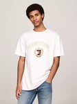 Tommy Jeans Regular Fit Gold Crest T-Shirt, Ancient White