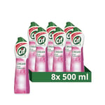 Cif Pink Tuberose Cream Cleaner, 500 ml, (Pack of 8)