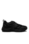 Calvin Klein Baskets Compensées Homme Retro Tennis Low Lace en Cuir, Noir (Triple Black), 43