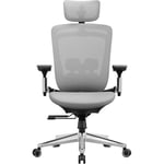 Ergonomisk kontorsstol Dove Grey 150 kg