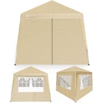 Casaria - Tonnelle de jardin pliante pop-up 3x3m 4x parois latérales protection uv 50+ sac de transport imperméable pavillon tente fêtes festival