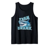 Team Shark Great White Megalodon Design Tank Top