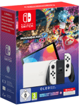 Nintendo Switch OLED White + Mario Kart 8 Deluxe Bundle