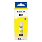 Epson Original C13t00p440 104 Yellow Ink Bottle (7,500 Pages)