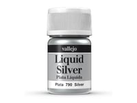 Vallejo 70.790, Silver, Alcohol Based Paint, Vätska, 35 Ml, 1 Styck |