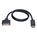 TRIPP LITE Eaton Tripp Lite Series DisplayPort to DVI Cable Adapter  Converter for DP-M to DVI-I-F  3 ft. (0.91 m) - skjermkabel - 1 m