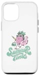 Coque pour iPhone 13 Motif été et vacances avec figurine amusante d'ananas