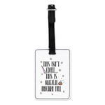 This Isn't Coffee This Is Unicorn Fuel Visual Luggage Tag Suitcase Bag - Funny