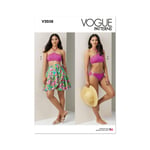 Vogue 2038 - Bikini & Skjørt STRL: A (XS-S-M-L-XL-XXL)