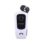 écouteur sans fil Bluetooth Business Clip avec rappel de vibration d'appels, blanc