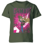 X-Men Gambit Kids' T-Shirt - Green - 3-4 ans