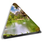 Triangle MDF Magnets - Hamilton Pool Sinkhole Texas USA #16167