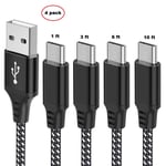 Nylon Braided USB Charger Charging Power Lead Strong For Nintendo Switch