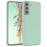 For Samsung Galaxy S21 5G Phone Cover Soft Silicone Protection Mint Green