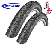 2 x Schwalbe Nobby Nic 26 x 2.25 Performance Addix  MTB Cycle Tyres