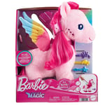 Barbie A Touch of Magic Stuffed Animals, Walk & Flutter Pegasus Plush, 11-Inch W