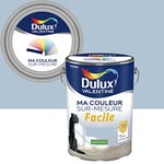 Ma Couleur Sur-mesure par Dulux Valentine – Peinture Intérieure Murs, Plafonds, Boiseries - Facile à appliquer - Satin Bleu Horizon 5 L