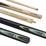 PowerGlide Eclipse Queue de Billard Unisexe, Noir, Vert, Gris, Marron, Full Size 57"