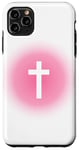 iPhone 11 Pro Max Christian Faith Cross Pink Aura Case