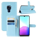 Huawei Mate 20      Pu Wallet Case    [Lightblue]