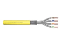 Digitus - Installationskabel - 500 M - 7.8 Mm - S/Ftp - Simplex - Cat 7A - Ieee 802.5/Ieee 802.3 - Fast, Halogenfri, 10 Gigabit Ethernet - Ral 1028, Gul