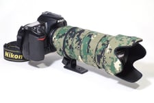 Rolanpro Objektivskydd för Nikon AF-S 70-200mm F2.8G ED VR II | Kamoflagefärgad | Skyddar objektivet