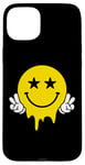 iPhone 15 Plus Melting Yellow Smile Funny Smiling Melted Dripping Face Cute Case