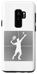 Coque pour Galaxy S9+ Tennis Balls Joueur de tennis Tennis