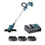 Makita DUR193RM-3 18v LXT Line Trimmer (3x4Ah)