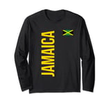 JAMAICA FLAG ATHLETIC SOCCER FOOTBALL SPORTS JERSEY Long Sleeve T-Shirt