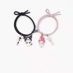 Kuromi och My Melody Armband Magnetiskt Par Armband Ömsesidigt, 2 st