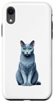 Coque pour iPhone XR Russian Blue Cat Russian Blues Maltese