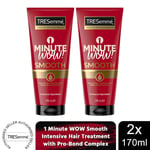 TRESemme 1 Minute WOW Smooth Intensive Hair Treatment, 2 Pack of 170ml