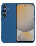 Foluu Coque conçue pour Samsung Galaxy S24 FE, Coque de téléphone en Silicone Antichoc avec [Doublure en Microfibre Douce Anti-Rayures] pour Samsung Galaxy S24 FE 2024 (Bleu)