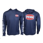 Penn Pro Hooded Jersey UPF30 långärmad fisketröja XXL